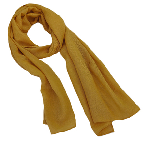 棉麻围巾女春秋冬季新款薄短款长条纯色百搭护颈围脖文艺百搭丝巾