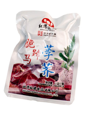 红螺食品500g果蔬脆马蹄荸荠即食罐头去皮新鲜清脆多汁蔬菜干零食
