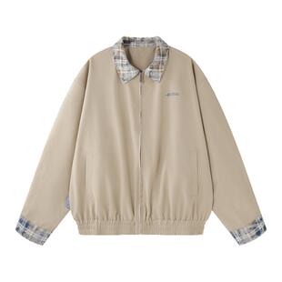 BJHG不计后果复古红色夹克外套男款春季潮牌高级感痞帅休闲外套女