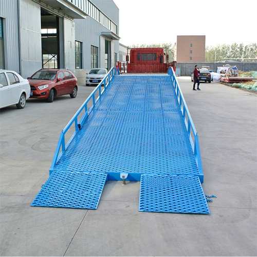 6-15吨移动卸车神器折叠集装箱卸货平台移动式登车桥升降平台