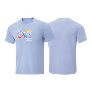 李宁乒乓球服文化衫短袖T恤国家队莎同款运动训练服柔软速干透气