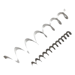 绞龙叶片螺旋输送机上料提升器配件碳钢连续冷轧螺杆无轴弹簧定制