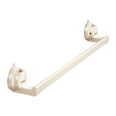 吸盘毛巾杆卫生间免打孔浴室毛巾架浴巾置物架洗手台壁挂收纳挂架