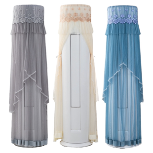 立式空调防尘罩柜机罩圆形圆柱形适用格力美的3p匹客厅盖巾空调罩