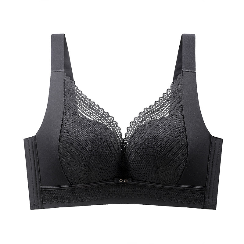 性感聚拢无钢托大罩杯文胸套装