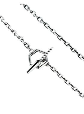 手午原创｜EVA朗基努斯之枪4mmOT太角链手链925银复古男士个性