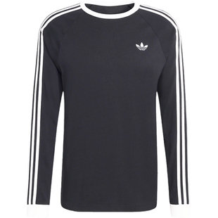 adidas阿迪达斯三叶草ADICOLOR男子运动休闲圆领长袖T恤KE3546