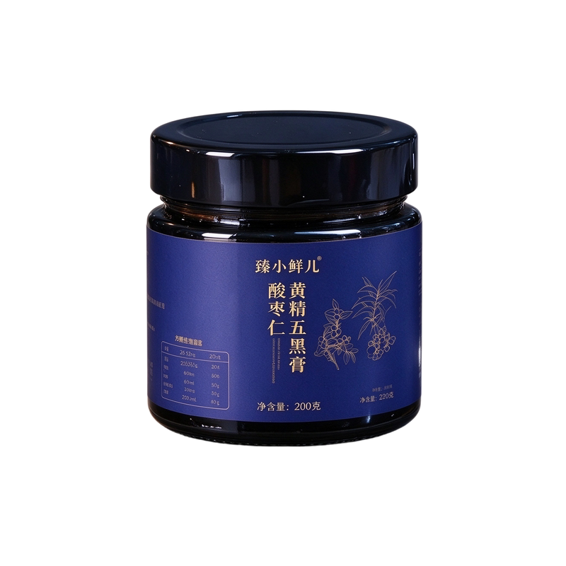 酸枣仁黄精五黑膏熬制方便冲调膏