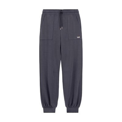 EA7/阿玛尼女士宽松锥形束脚卫裤