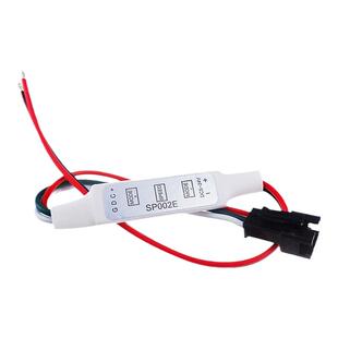 LED全彩12V迷你手动三键控制器WS2811/2812幻彩5V灯带流水光跑马