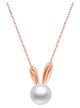 兔子珍珠项链轻奢小众