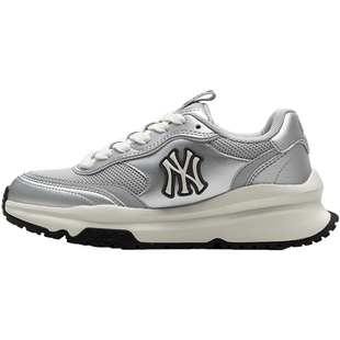 MLB网面鞋厚底鞋男鞋女鞋2025冬季新款运动鞋老爹鞋银角大王鞋子