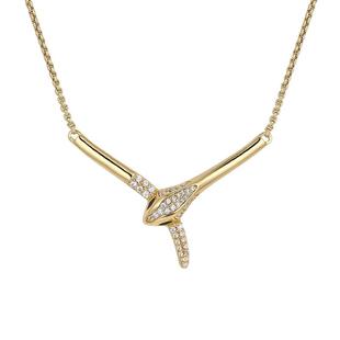 【自营】VITARING夸张小众设计灵蛇项链女个性时尚可调节毛衣链女