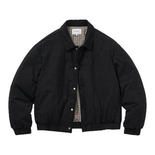 714street廓形翻领棉服男2025秋冬款cleanfit肌理感衬衫夹克外套