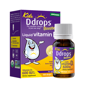 加拿大Ddrops滴卓思d3滴剂儿童一岁以上维生素D3官方旗舰店600IU