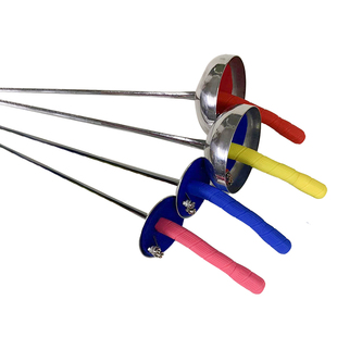 章牌击剑器材工学轻合金直柄比赛剑完美弧度超轻手感直柄重剑花剑