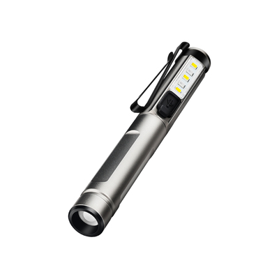 医护手电筒瞳孔笔小型便携超长续航可充电三光源口腔耳鼻喉检查灯