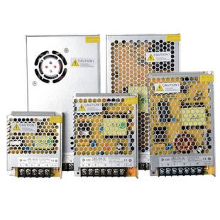 LRS超薄220转24V12V直流DC36V工控开关电源LED转换变压器200W350W