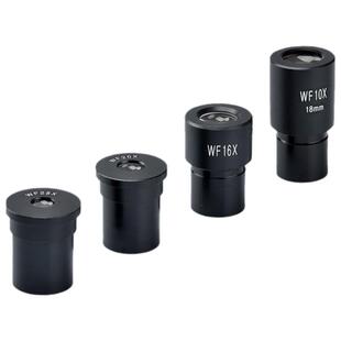 萨伽配件生物显微镜光学通用标准WF广角目镜5/10/16/20/25X倍镜头
