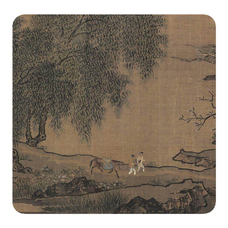 刘松年《四景山水画图》装饰画