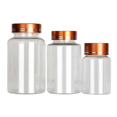 金色盖分装瓶透明pet分装瓶包邮