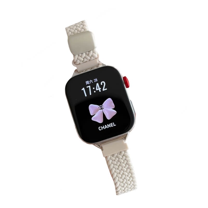 适用vivowatchgt2磁吸编织表带