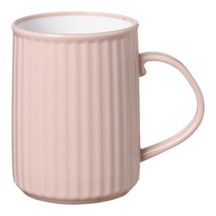 美式艺术洗漱杯塑料厚重刷牙杯耐摔双层牙缸杯条纹易清洗牙刷杯子