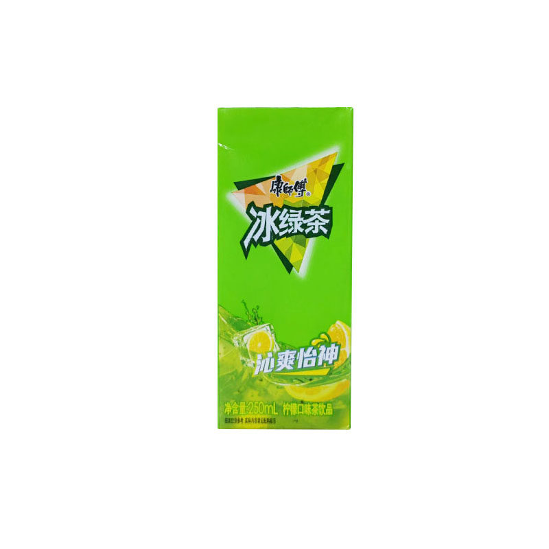 康师傅冰绿茶饮料250ml*24盒纸盒装酸梅汤劲凉冰红茶柠檬茶整箱装