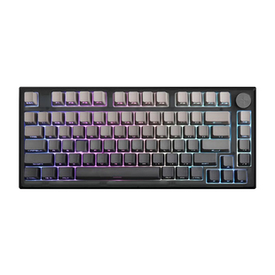 腹灵MK750微尘侧刻机械键盘无线蓝牙三模电竞游戏专用办公静音