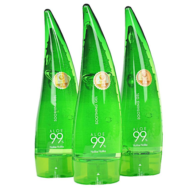 韩国HOLIKA晒后修复牛角芦荟胶