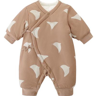 巴厘小猪连体衣新生婴儿秋冬哈衣