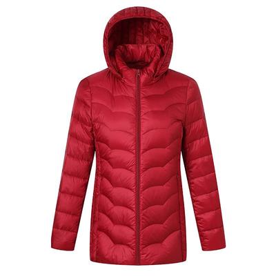 雪中飞简约记忆中长款轻薄羽绒服