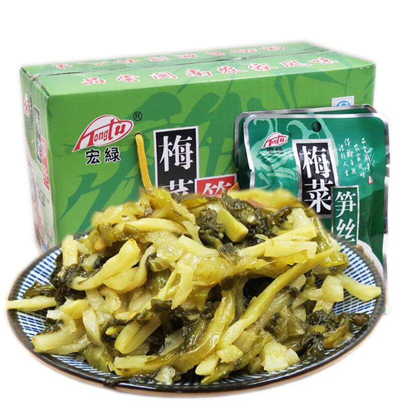 宏绿混搭30袋开味小包装梅菜笋丝