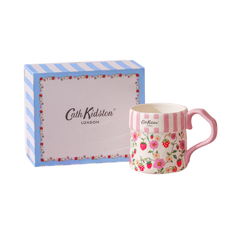 Cathkidston高颜值马克杯带勺子