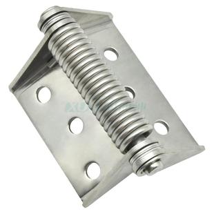 弹簧回位铰链大型不锈钢弹簧铰链强力回弹合页自动回弹位门铰