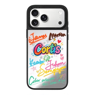 原创Cortis回归周边镜面涂鸦风手机壳适用于iphone苹果17promax16oppo华为p80mate80pro小米17vivox300pro