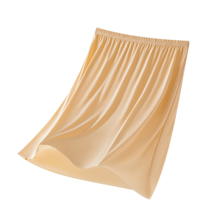 防走光半身裙内搭中长款夏超薄冰丝小屁帘女打底神器肉色防透衬裙