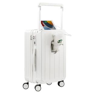 袋鼠2025年新款行李箱男生拉杆箱旅行箱可坐人结实耐用加厚24寸