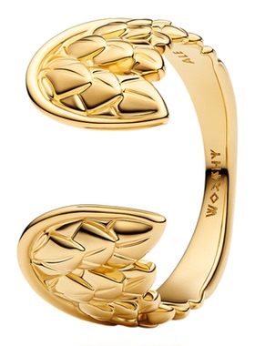 [新年礼物]Pandora潘多拉漫威系列雷神之翼开口戒金色翅膀炫酷