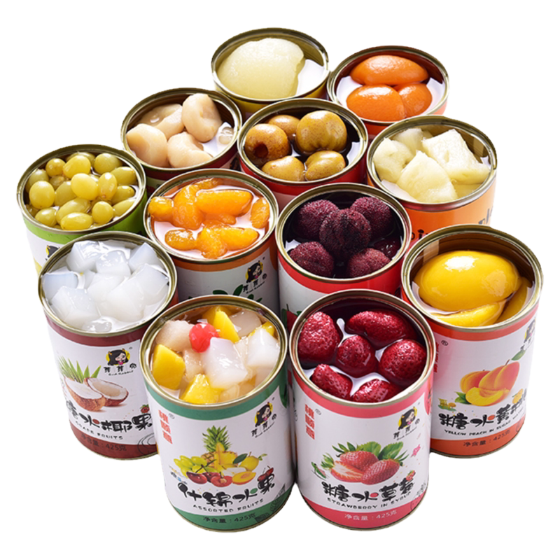 水果罐头混合装12种口味自选正品整箱新鲜黄桃礼盒什锦杨梅草莓