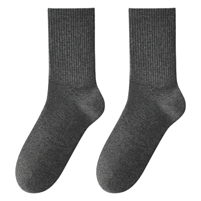 高含棉一次性袜子秋季男士中筒袜