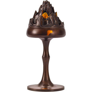 纯铜香炉博山炉檀香炉家用室内盘香炉沉香熏香炉仿古香薰炉摆件