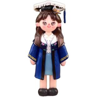 软陶泥塑黏土订制石塑粘土定制人偶送导师老师定制小人偶萌物王国