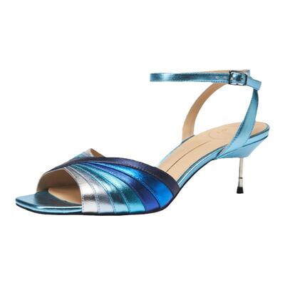 SbySTELLA细跟露趾一字带凉鞋