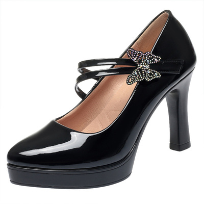 单鞋防水台走秀单鞋买一送五