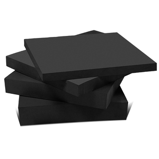 18度黑白色高发泡减震隔音防撞发泡垫高密度海绵垫片EVA缓冲泡棉板防潮耐磨抗压泡棉块可定制