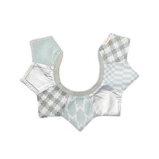 MARLMARL口水巾围嘴围兜纯棉婴儿宝宝新生儿满月周岁礼物grid_C05