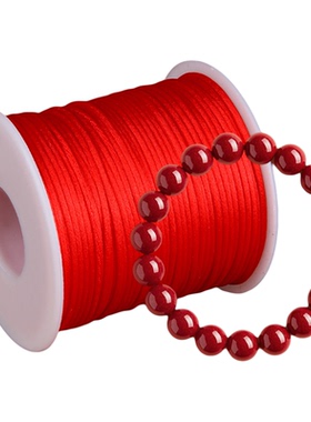 朱砂红绳结实耐用柔软亲肤编织绳