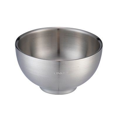 316不锈钢双层隔热儿童吃米饭碗