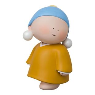 大艺术家戴珍珠耳环少女办公桌装饰摆件艺术品手办送女孩生日礼物